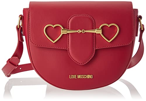Love Moschino Borsa Pu Fuxia, BORSA A SPALLA Donna, Fucsia, 18x23x7