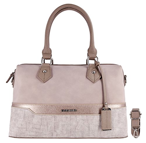 David Jones - Borsa a Mano Bowling Bauletto Donna - a Tracolla Spalla...