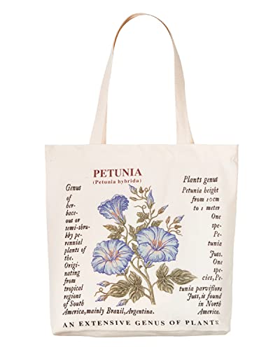 LIVACASA Borsa in tessuto Estetica Borsa in iuta stampata Borsa in...