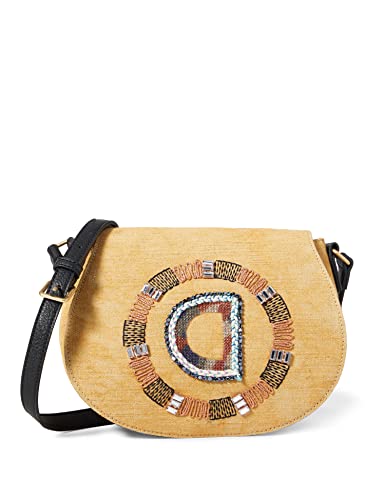 Desigual Bols_Brown Zucchero Rigali Borsa a Spalla Donna Bianco...