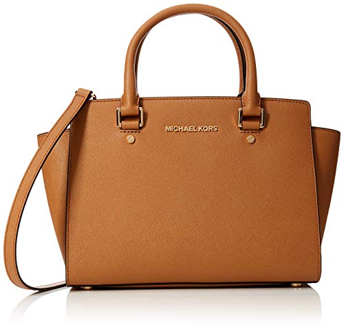 Michael Kors Selma Medium Top-zip Satchel - Borse a secchiello Donna,...