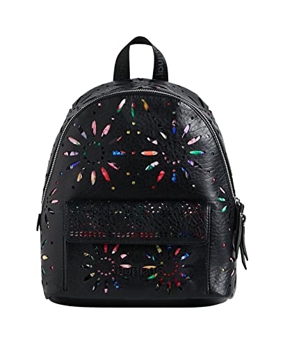Desigual Back_Dandelion Mombasa Mi, Zaino Mini Donna, Nero, Taglia...