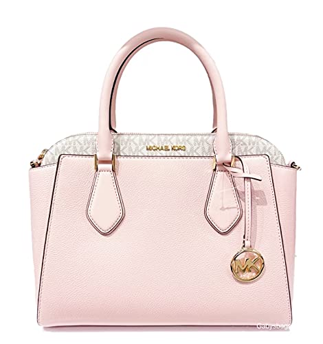 Michael Kors Borsa Rosa Daria Powder Blush A Mano E A Tracolla Pelle