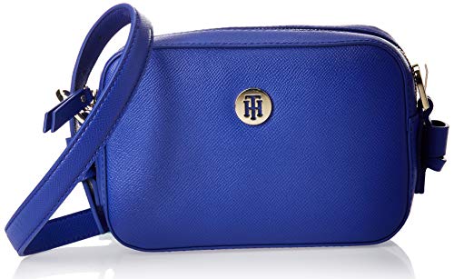 Tommy Hilfiger Classic Saffiano Camera Bag, Borse Donna, Blu (Cobalt),...
