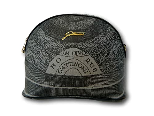 Gattinoni Borsa a Tracolla con Zip Planetarium mono black Finiture in...