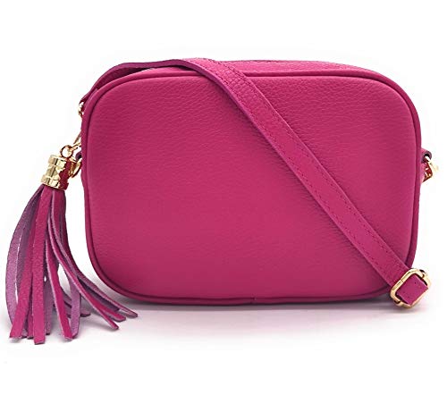 ELIOX Borsa Donna Vera Pelle Made In Italy Piccola Borsetta a Tracolla...
