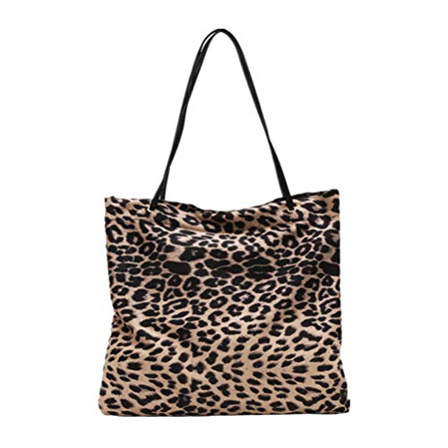 TENDYCOCO borsa shopping donna borsa leopardata borsa shopping retrò...