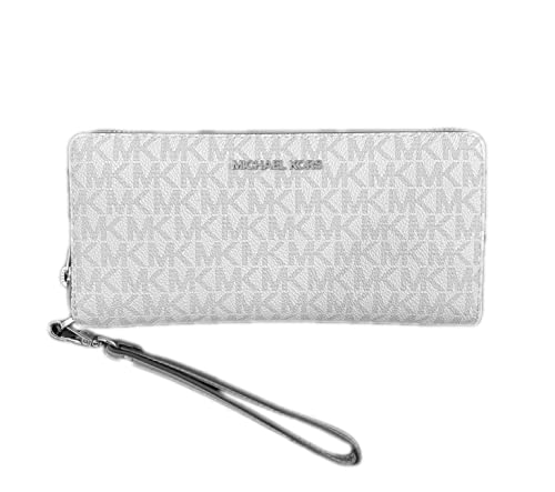 Michael Kors Jet Set Travel Continental Zip Around Leather Wallet...
