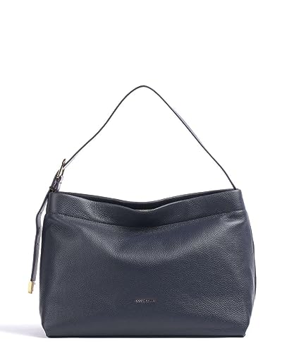 Coccinelle Borsa a Spalla Gleen in Pelle Colore Blu Midnight Blue...