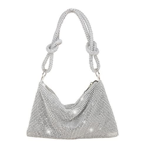 GSenhui - Borsetta da donna con brillantini, design elegante, con...
