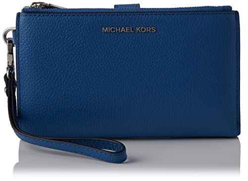 Michael Kors Dblzp Wristlet, Borsa Donna, Heritge Blue, Taglia Unica
