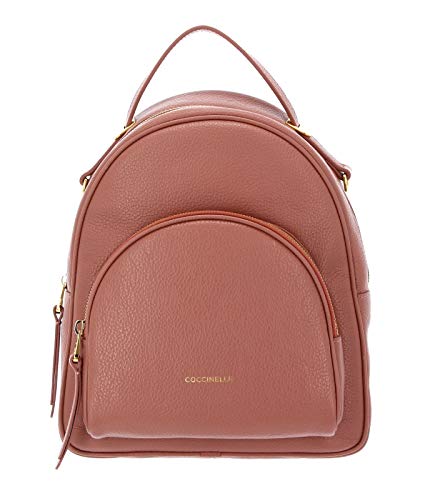 Coccinelle Zaino Lea in Pelle Colore Litchi Donna 30x24x11 cm