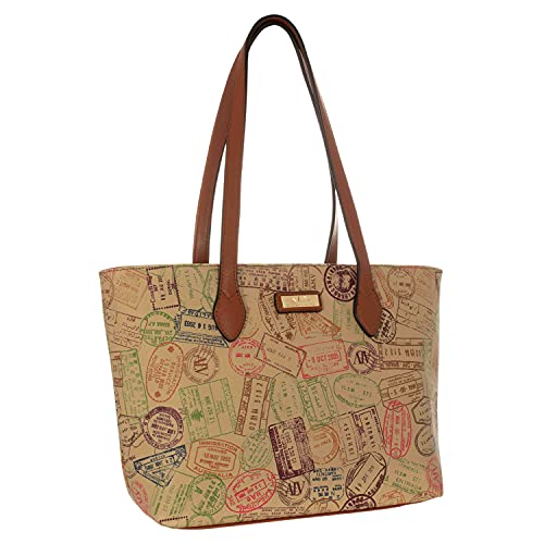 ALV by Alviero Martini - Borsa Shopping bag impermeabile in PVC con...