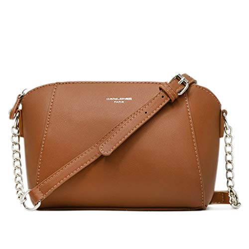 David Jones - Borsa Tracolla Piccola Donna - PU Pelle - Cammello...