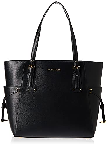 Michael Kors Voyager, Borsa Donna, Nero (Black), 16x29x39 Centimeters...