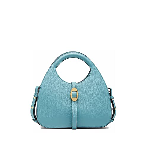 Coccinelle Borsa a Mano Cosima Small Aqua Borsa a Mano Blu Donna...