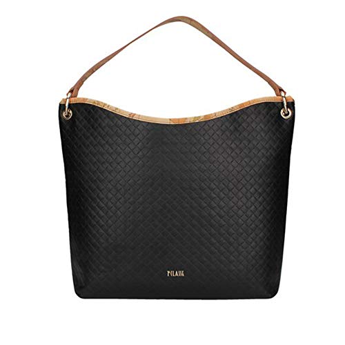 ALVIERO MARTINI Beverly Sottospalla Hobo Ecopelle Nera Donna 38x30x12...