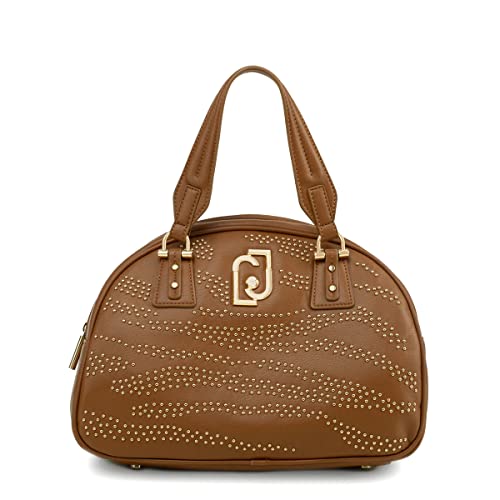 Borsa Liu-jo bauletto bowling satchel M a mano/tracolla in ecopelle...