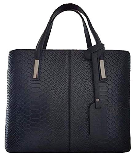 Bottega Carele Borsa Donna a mano in vera pelle stampa pitone BC167...