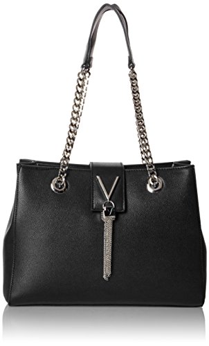 Valentino by Mario Divina - Borse a spalla Donna, Nero, 9.5x23x30 cm...