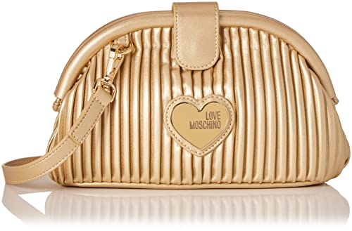 Love Moschino JC4045PP1GLA1, Borsa a Spalla, Donna, Oro, Taglia unica
