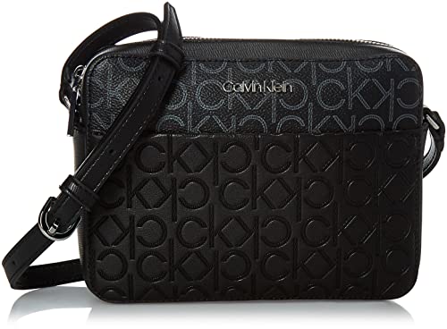 Calvin Klein Monogram Mix Camera Bag Black Mono