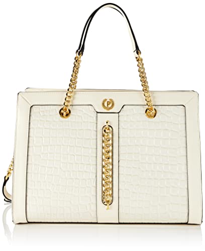 Pollini SC4552PP1GSI111A, Borsa A Mano Donna, Avorio, 35X15X25