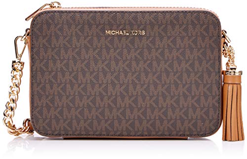Michael Kors Crossbody, Borsa a Tracolla Donna, Marrone (Brown),...