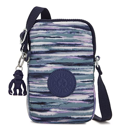 Kipling TALLY, Borse per telefono Donna, Blu (Strisce Pennello),...