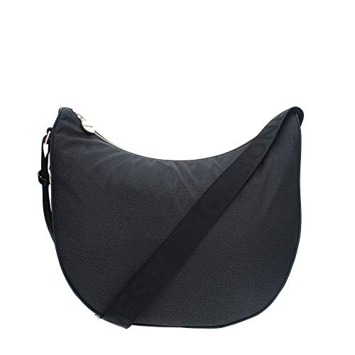 Borbonese Borsa luna tracolla grande 934412 I15 100 black