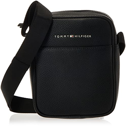 Tommy Hilfiger Essenziale, Reporter Uomo, Nero, Medium