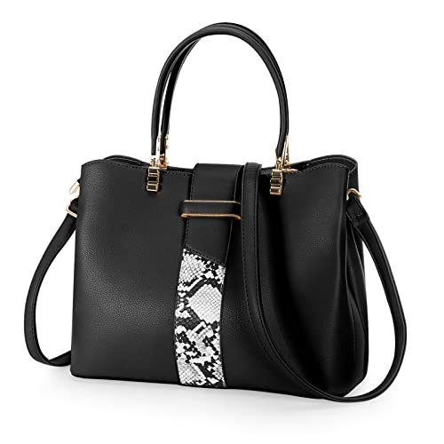 HAWEE Elegante Donna Borsa a Tracolla con Cerniera Borsetta Rigida in...