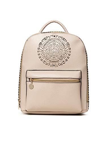 Desigual Back_Tribal Nazca Mini, Zaino Donna, Beige (Crudo Beige),...