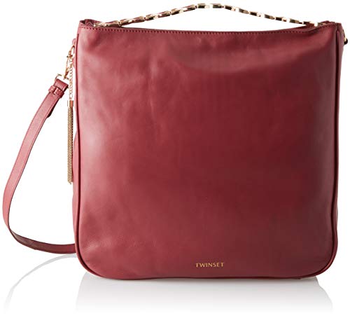 Twin Set Oa8tgb, Borsa a Spalla Donna, Rosso (Rosso/Lampone Scuro),...
