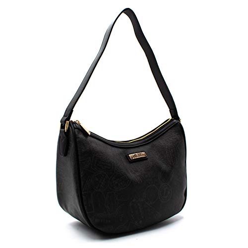 ALV by Alviero Martini - Borsa tracolla impermeabile in PVC con...