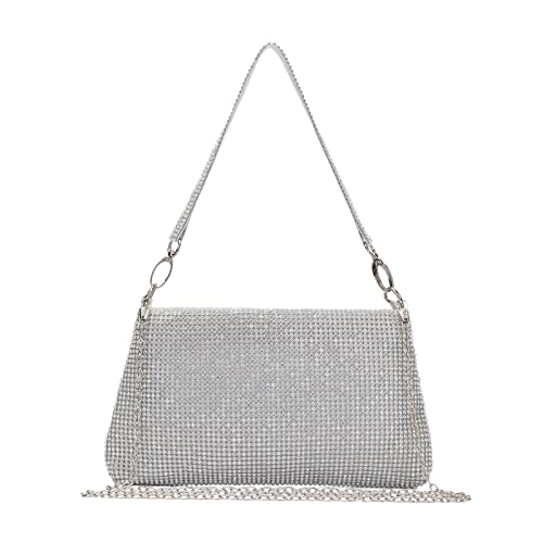 EVEOUT Pochette e Clutch da sera con strass per Donna Elegante Borse a...