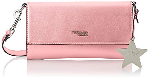 Trussardi Jeans T-Easy Clutch Charm Star Logo, Pochette da Giorno...