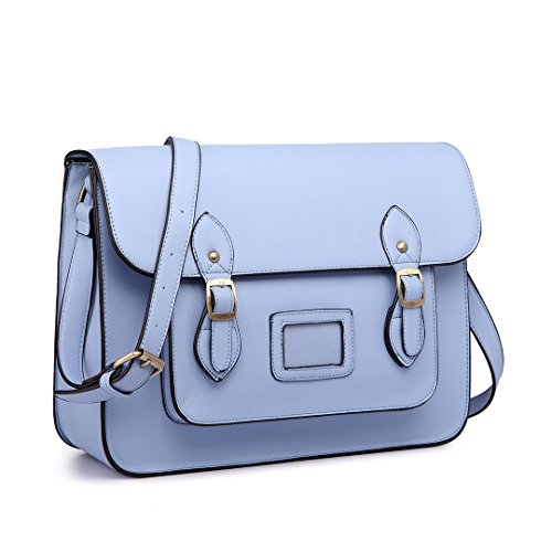 Miss Lulu Borsa da Scuola Vintage Borsa a tracolla Casuale Borsa da...