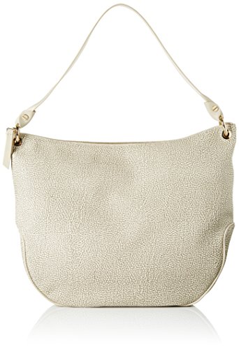 Borbonese 903875320, Borsa a Spalla Donna, Verde (Military Green),...