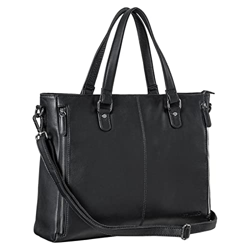 STILORD 'Amber' Borsa Cartella Donna in Pelle Vintage Ventiquattrore...