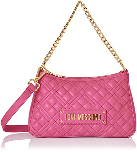 Love Moschino JC4135PP1GLA0, Borsa a Spalla, Donna, Rosa, Taglia unica