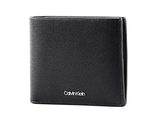 Calvin Klein Mediana Bifold 5cc W/Moneta, Portafogli Uomo, CK Nero,...