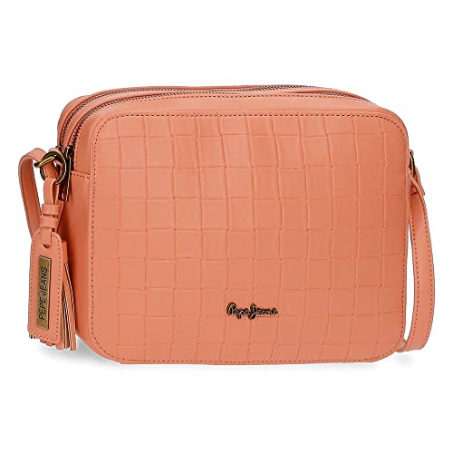 Pepe Jeans Naiara Borsa a tracolla due scomparti arancione 25 x 18 x 7...
