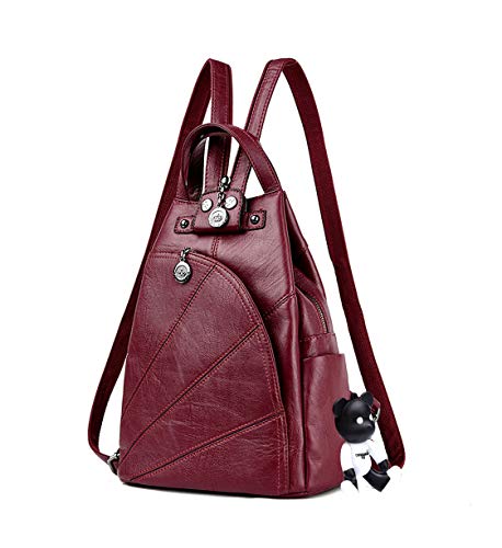 DEERWORD Donna Zainetto Ecopelle Zaino Pelle Antifurto Zainetti Marca...
