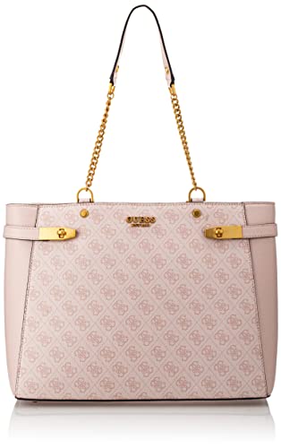 Guess, Zadie Girlfriend Tote Donna, Logo rosa chiaro, Taglia unica
