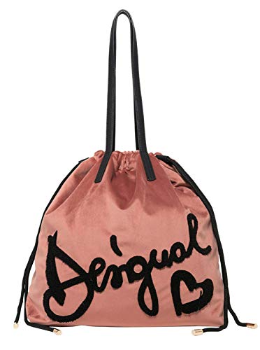 Desigual Miss Velvet Tallin Shopping Bag Fucsia Frances