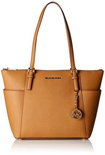 Michael Kors Jet Set Item, Borsa Tote Donna, Marrone (Acorn),...
