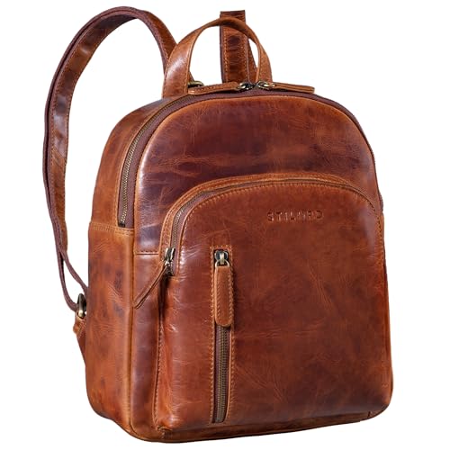 STILORD 'Summer' Zaino Città Donna in Pelle Daypack Vintage Zainetto...
