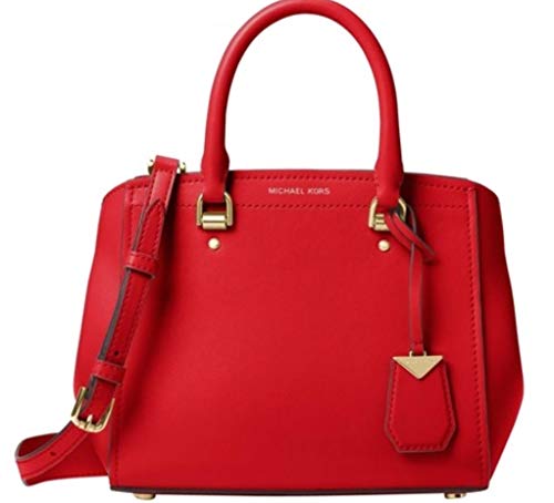Michael Kors Benning - Borsa a tracolla in pelle, misura media,...