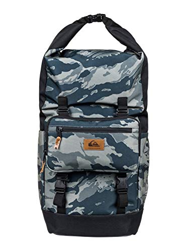 Quiksilver Zaino Sea Stash Plus Zaino - Nero Mimetico - A spruzzo...